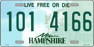 NH license plate 1014166