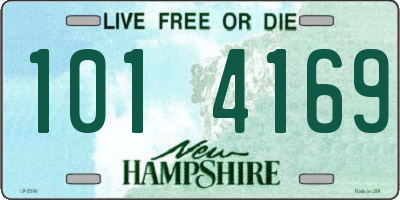 NH license plate 1014169