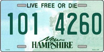 NH license plate 1014260