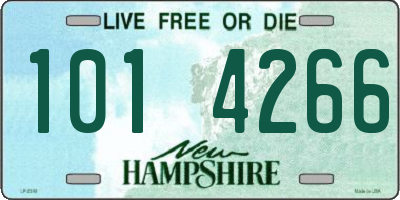 NH license plate 1014266