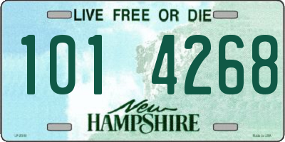 NH license plate 1014268