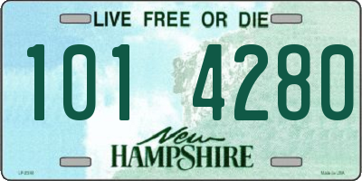 NH license plate 1014280