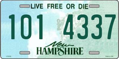 NH license plate 1014337