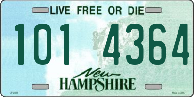 NH license plate 1014364