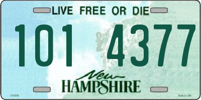 NH license plate 1014377