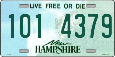 NH license plate 1014379