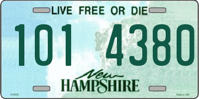 NH license plate 1014380