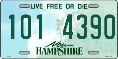NH license plate 1014390