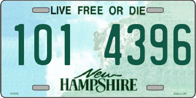 NH license plate 1014396