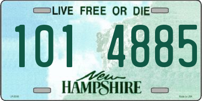 NH license plate 1014885