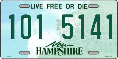 NH license plate 1015141