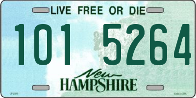 NH license plate 1015264