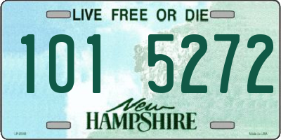 NH license plate 1015272