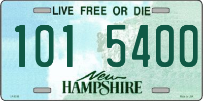 NH license plate 1015400