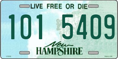 NH license plate 1015409