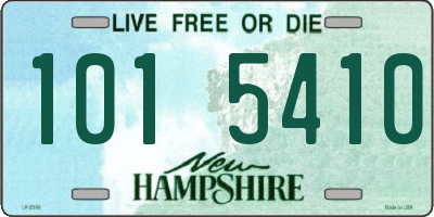 NH license plate 1015410