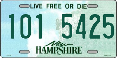 NH license plate 1015425