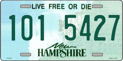 NH license plate 1015427