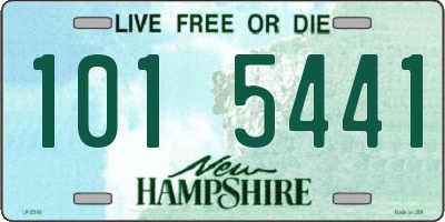 NH license plate 1015441