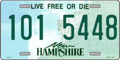 NH license plate 1015448