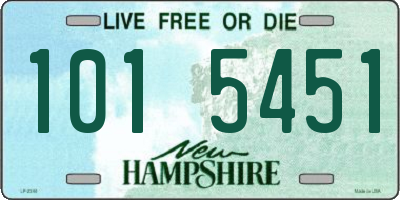 NH license plate 1015451