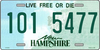 NH license plate 1015477