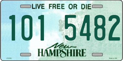 NH license plate 1015482