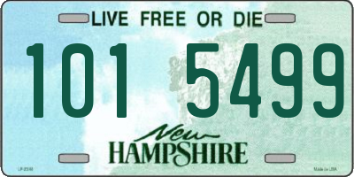 NH license plate 1015499