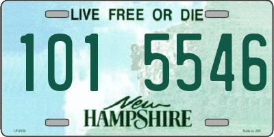 NH license plate 1015546