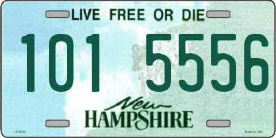 NH license plate 1015556