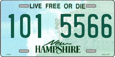 NH license plate 1015566