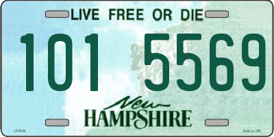 NH license plate 1015569