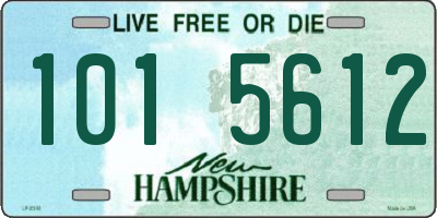 NH license plate 1015612