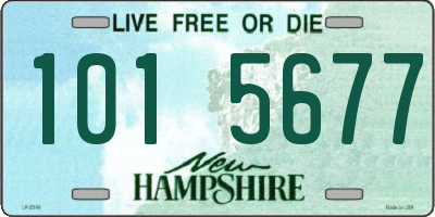 NH license plate 1015677