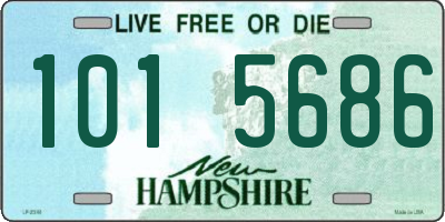 NH license plate 1015686