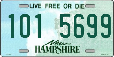 NH license plate 1015699