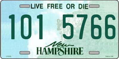 NH license plate 1015766