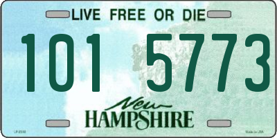 NH license plate 1015773