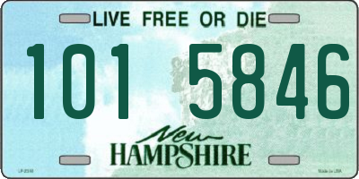 NH license plate 1015846