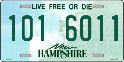 NH license plate 1016011
