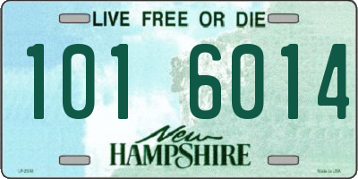 NH license plate 1016014