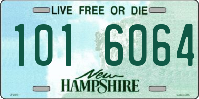 NH license plate 1016064