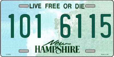 NH license plate 1016115