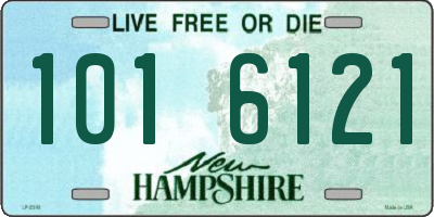 NH license plate 1016121