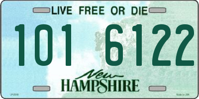 NH license plate 1016122
