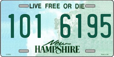 NH license plate 1016195