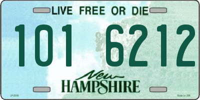 NH license plate 1016212