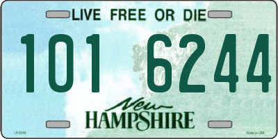 NH license plate 1016244