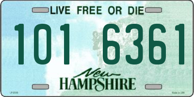 NH license plate 1016361