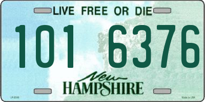 NH license plate 1016376